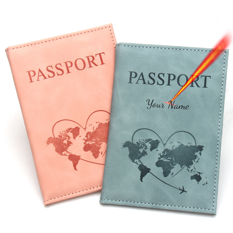 Travel Accessories Wallet - Urocza okładka na paszport z mapą