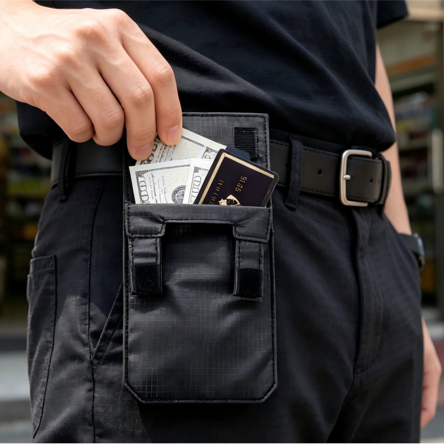 Podróżna, ukryta kieszeń na pi – Travel Accessories Wallet recenzja i cena